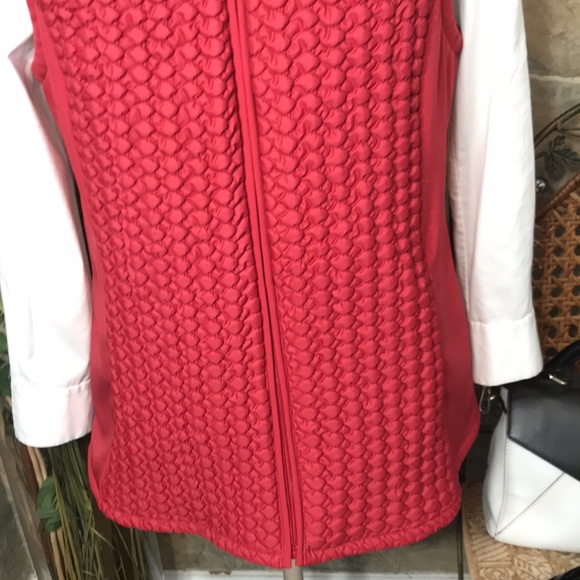 Susan graver 🌹 stunning raspberry rust Red vest - Picture 3 of 13